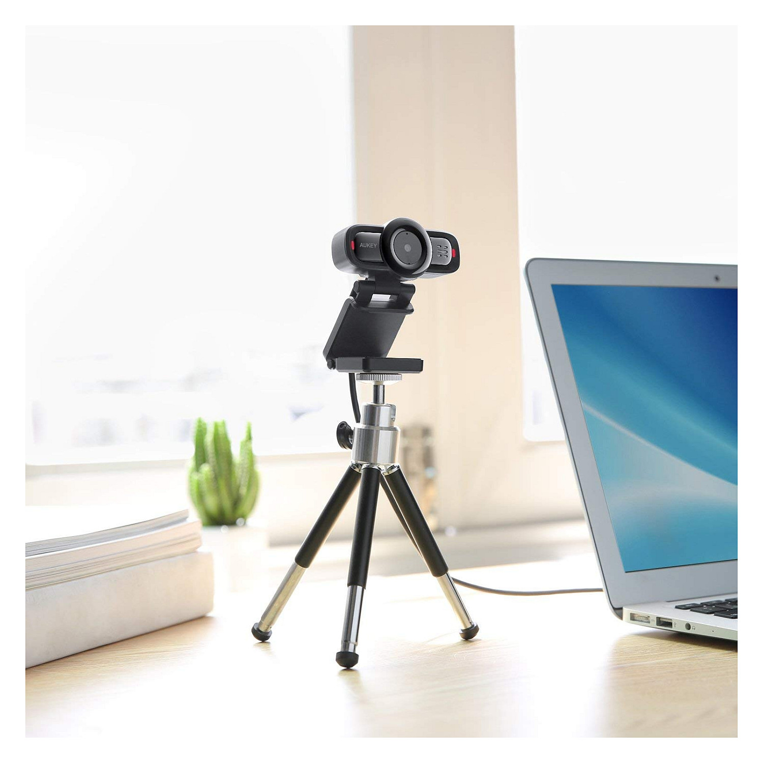 Webcam AUKEY PC-LM3 Stream Series Autofocus Full HD Webcam with 1/3"-CMOS Sensor zi 2