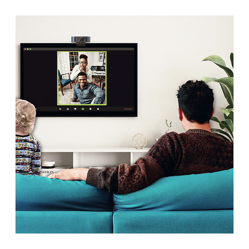 Webkamerë LogiLink 1080p FHD Dual-Mikro 80° Autofokus&Abdeckung 8