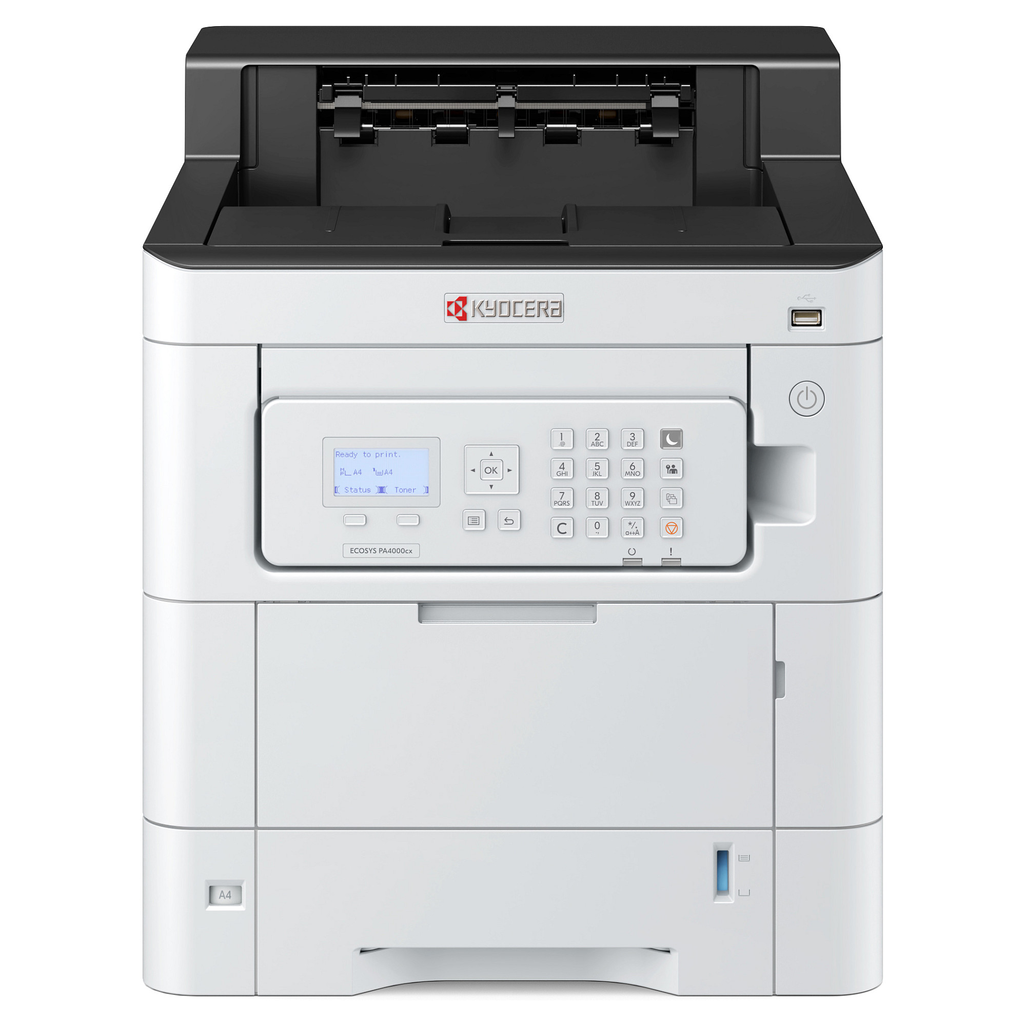 Printer Laser me Ngjyra KYOCERA ECOSYS PA4000cx, A4, 1200 × 1200 DPI, Duplex Automatik, 40 faqe/min – Zezë/Bardhë