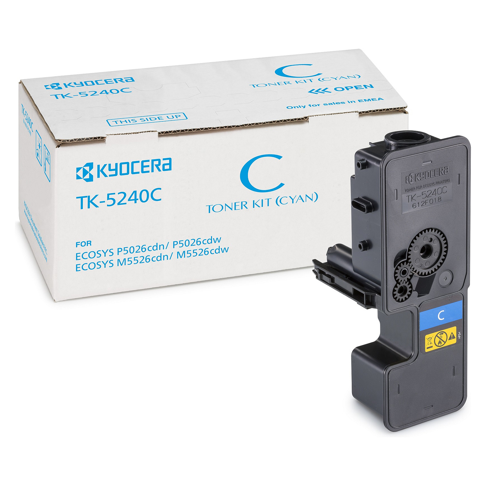 Toner Kyocera TK-5240C, 3,000 faqe - Blu thumbnail 3