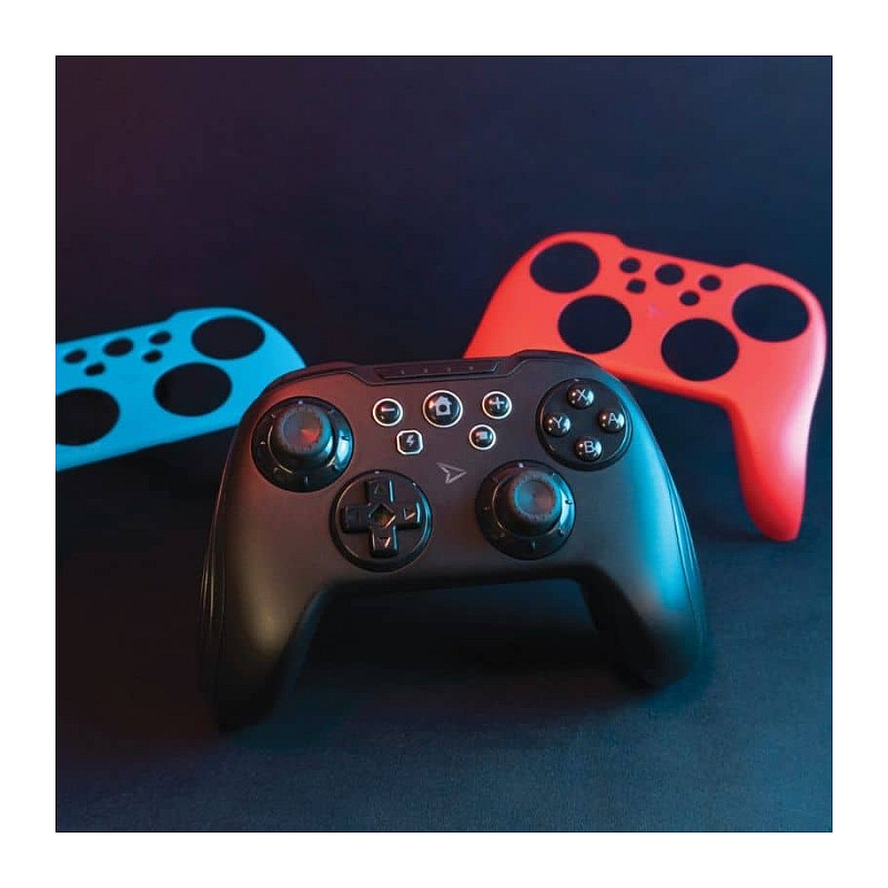Kontroller për Nintendo Lexip X Steelplay Wireless Customizable Controller + 2 Cases - Zezë 3