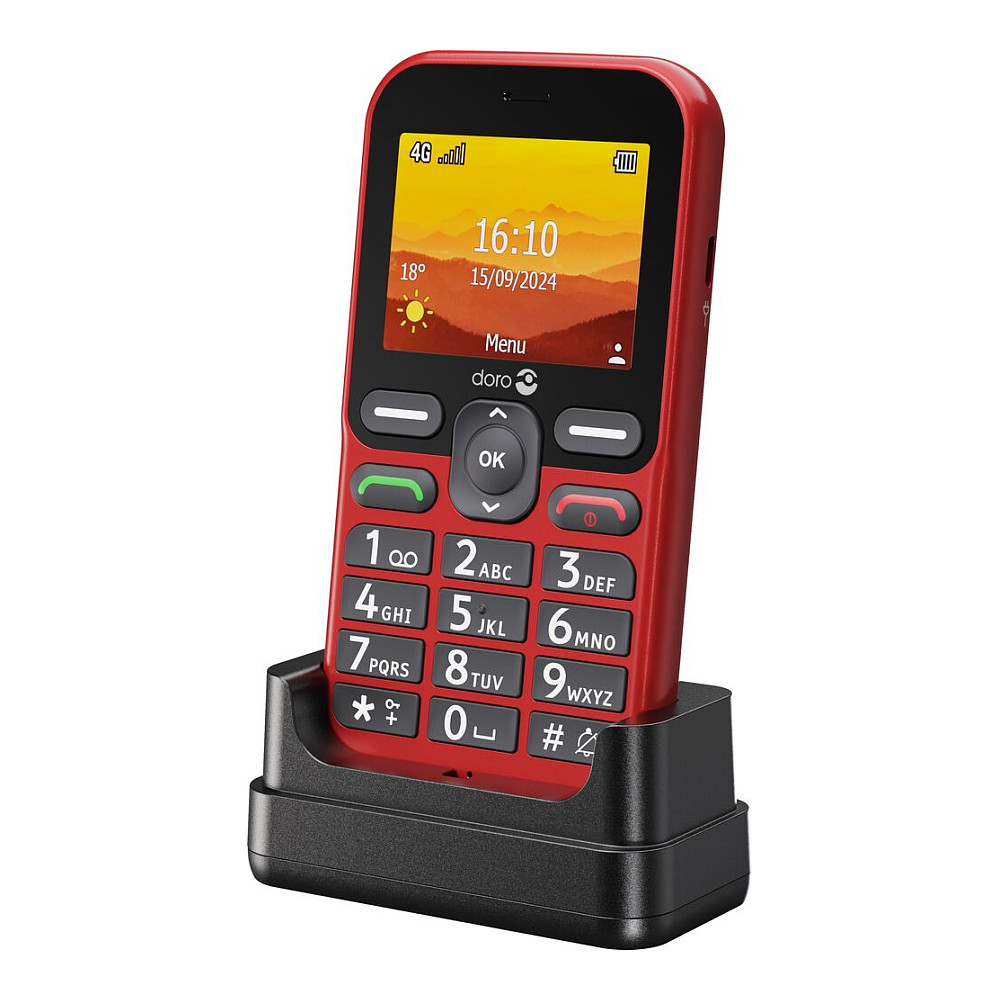 Telefon Doro Leva L10 - RED thumbnail 5