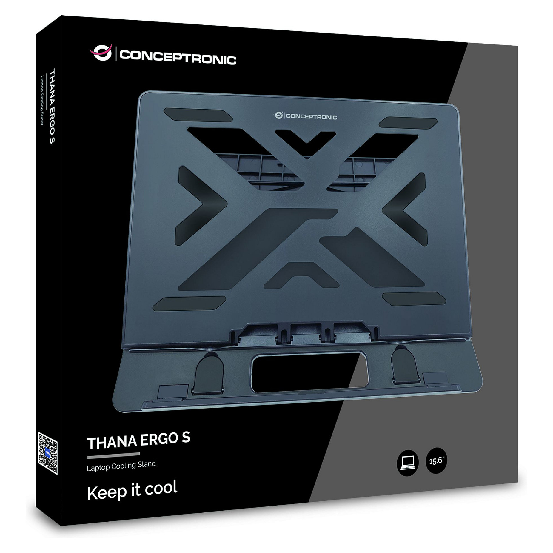 Ftohës për Laptop CONCEPTRONIC ERGO deri 15.6" / 50kg - Zezë 3