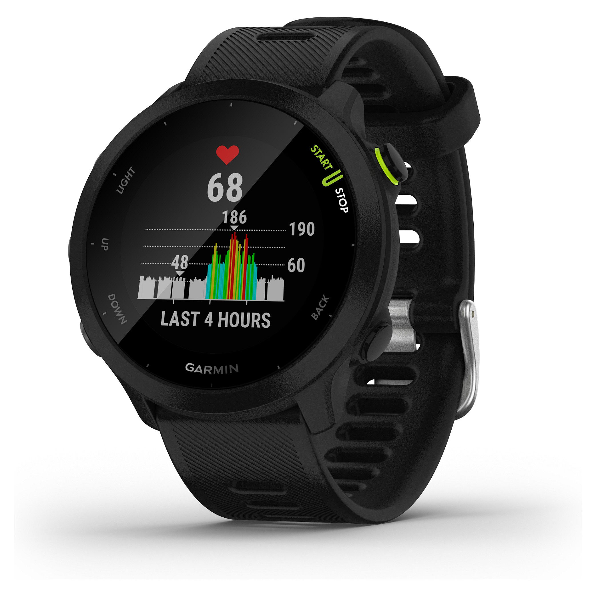 Orë e mençur Garmin Forerunner 55 - Zezë thumbnail 2