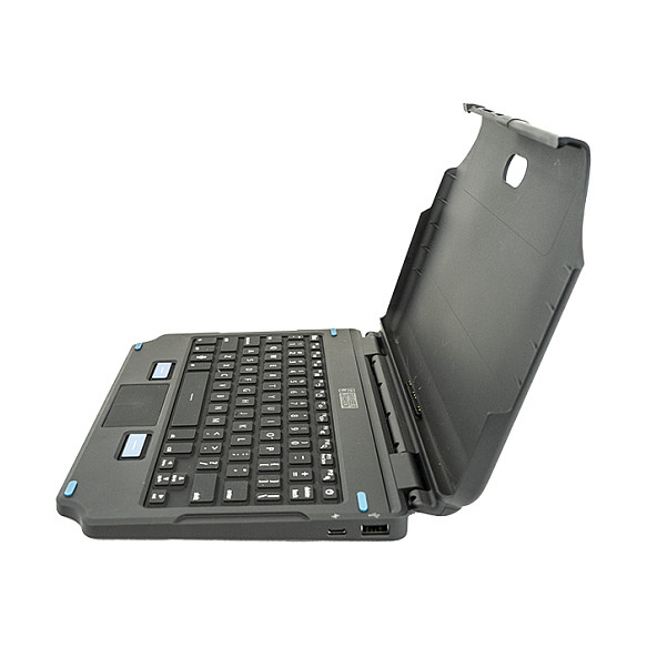 Tastierë për tabletë Gamber-Johnson 7160-1869-01 / për Samsung Galaxy Tab Active4 Pro / Active5 Pro / 76 Keys / QWERTY UK / Pogo Pin / Touchpad / Backlit - Zezë 3