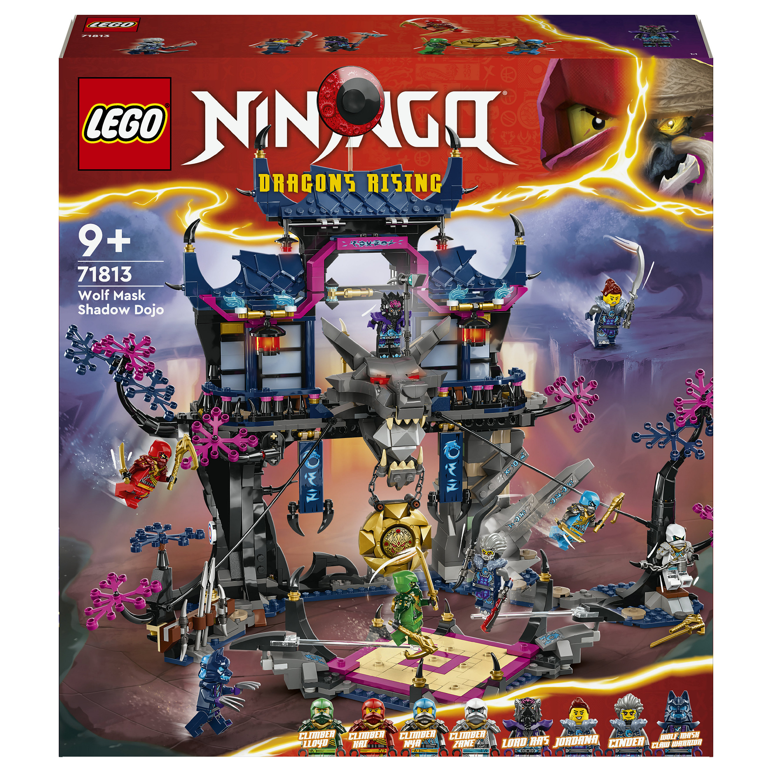 LEGO NINJAGO Wolf Mask Shadow Dojo 71813