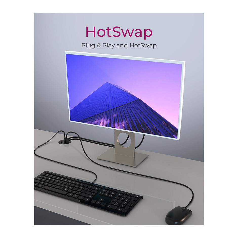 HUB ICY BOX Desktop / 2 Card Readers / Audio In/Out / Charging Function / LED thumbnail 2