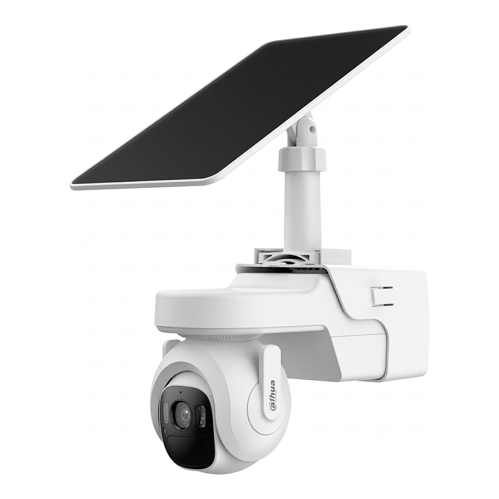 Kamerë Sigurie IP CCTV Dahua Apollo Picoo A1 4G, 4MP, 3.6mm, PT, 4G/LTE, IR 30m, Panel Solar 8W - Bardhë