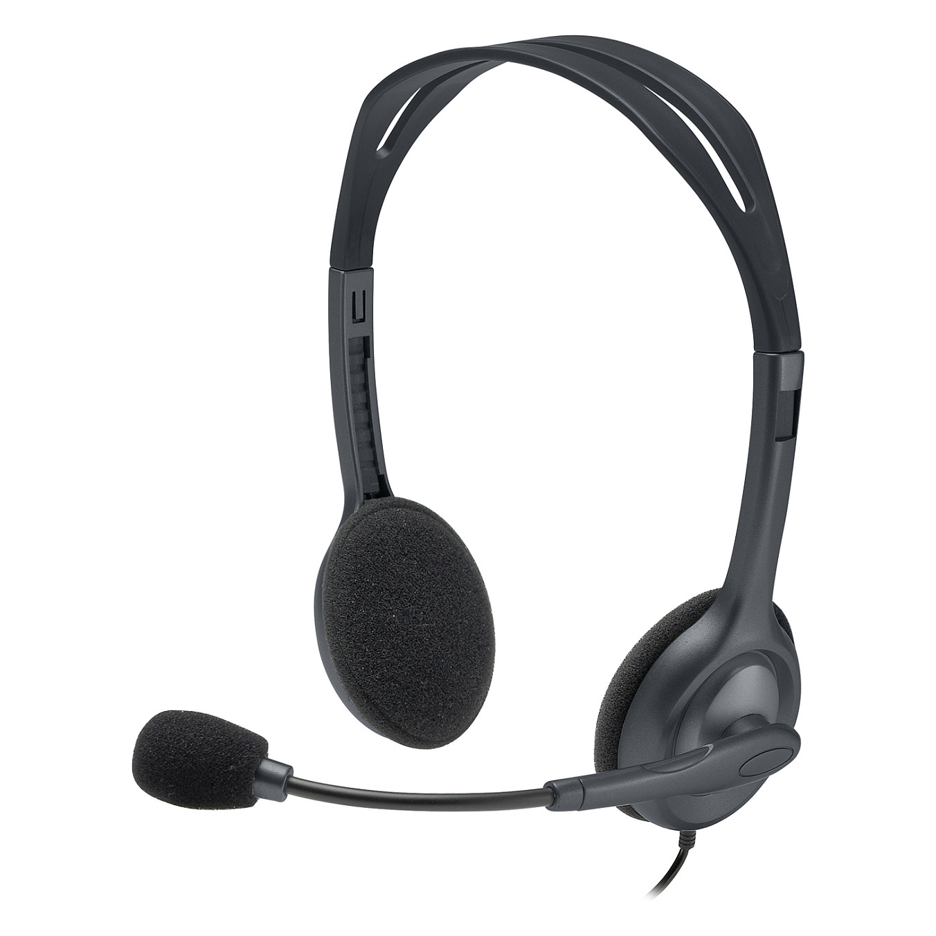 Kufje me kabllo Logitech H111 / On-Ear / 3.5mm / Stereo / Mikrofon Boom / 20-20000Hz - Gri 5