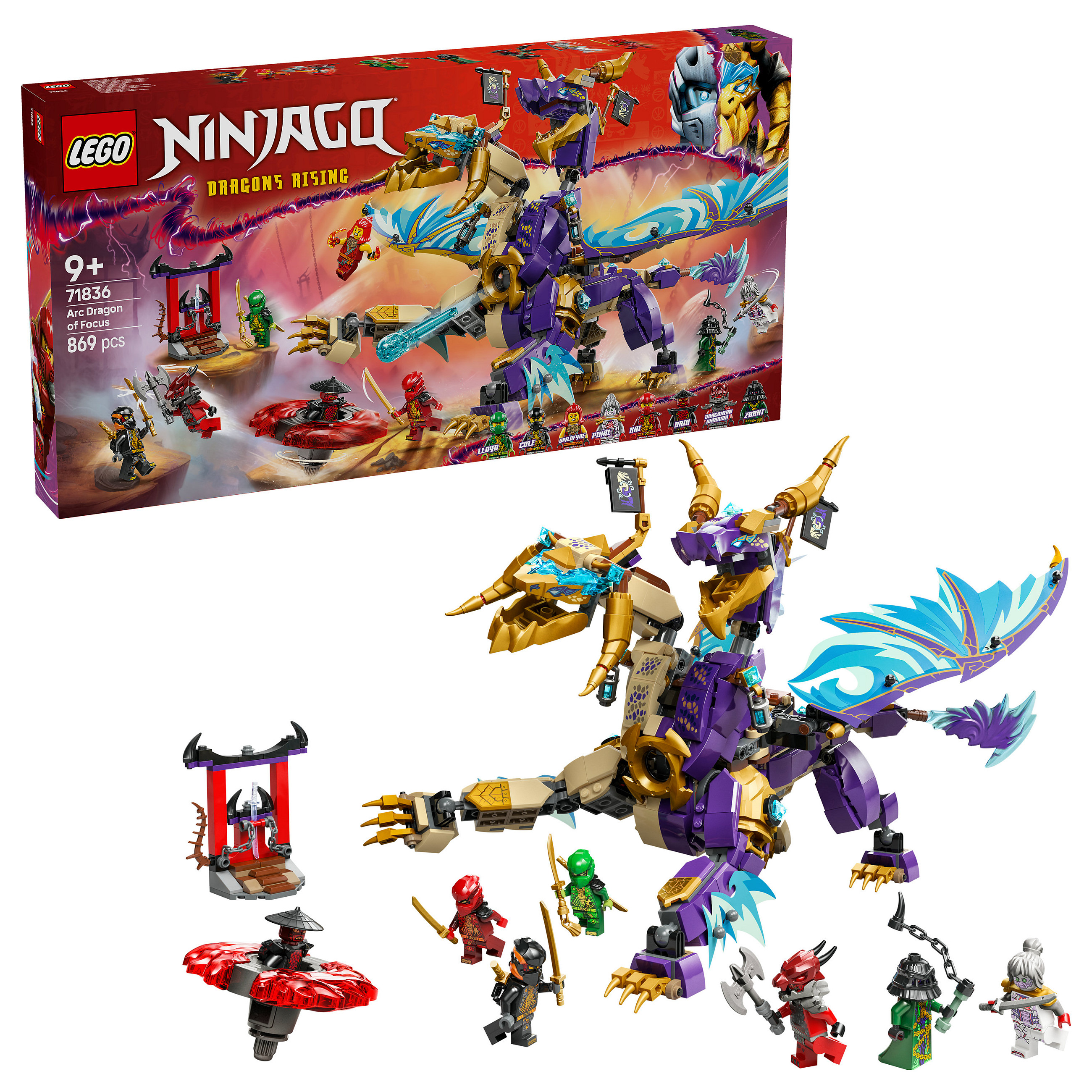 LEGO 71836 Ninjago Light Arc Dragon thumbnail 3