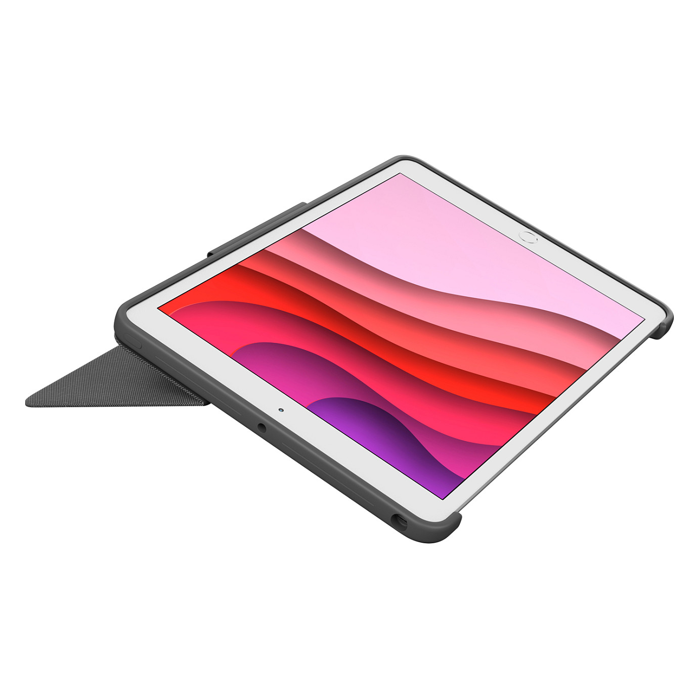 Tastierë për Tabletë Logitech Combo Touch / iPad 10.2" 7th, 8th & 9th Gen / QWERTZ (CH) / Trackpad / Smart Connector / Ndriçim LED / Folio – Gri 4