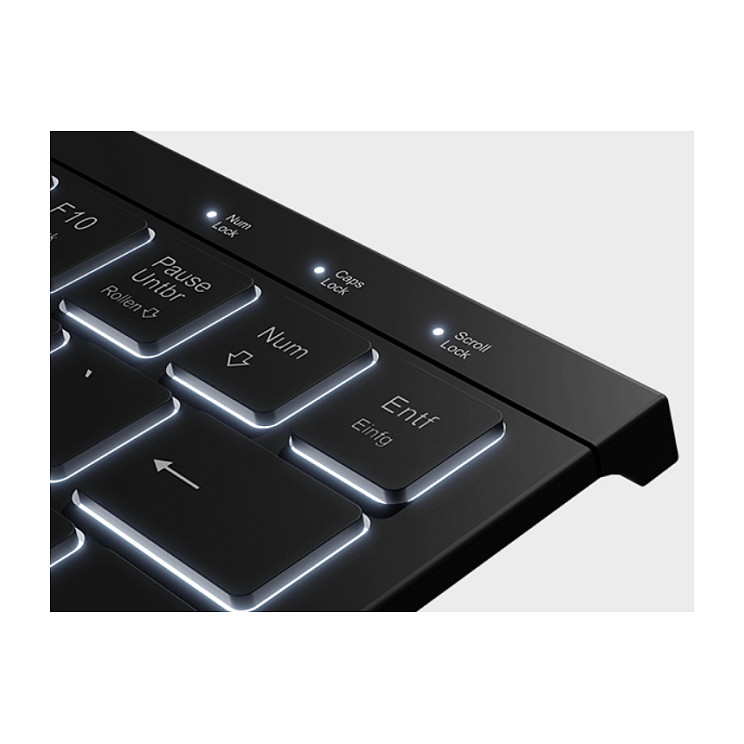 KeySonic TAS KSK-5010ELC, Mini, e zezë, DE thumbnail 2