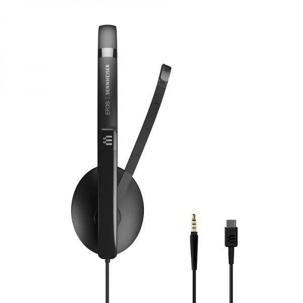 Kufje me kabllo EPOS ADAPT 135 USB-C II / 1000918 / Mono / USB-C + 3.5mm / UC – Zezë 3
