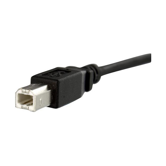Kabllo USB StarTech.com USBPNLBFBM3, USB-B mashkull në USB-B femër për montim në panel, 91,4 cm, USB 2.0, 480 Mbps - Zezë 3