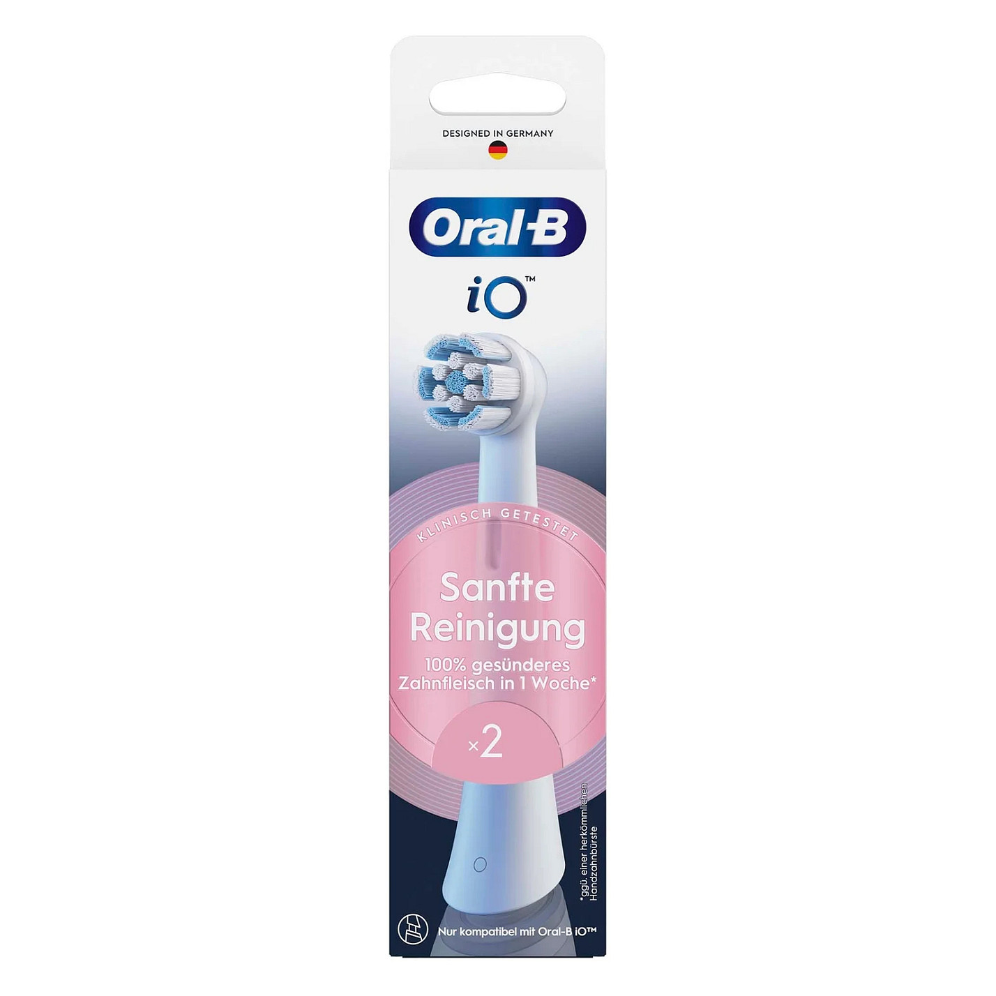Kokë Zëvendësuese për Furçë Dhëmbësh Oral-B iO Gentle Care / Extra Soft / 4000 Fije / Për Oral-B iO – Bardhë 2