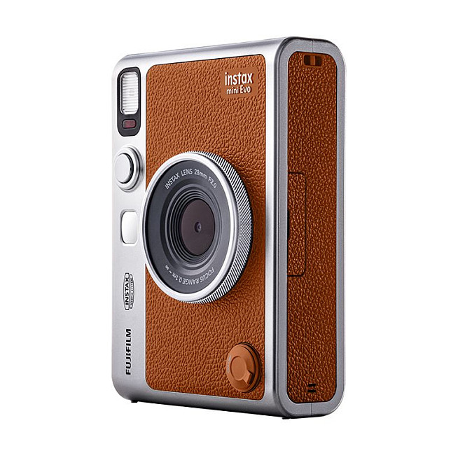 Kamerë Instant Fujifilm instax mini Evo / Hybrid / 28mm F2 / LCD 3" / Bluetooth / 100 Printime - Kafe/Argjend 7