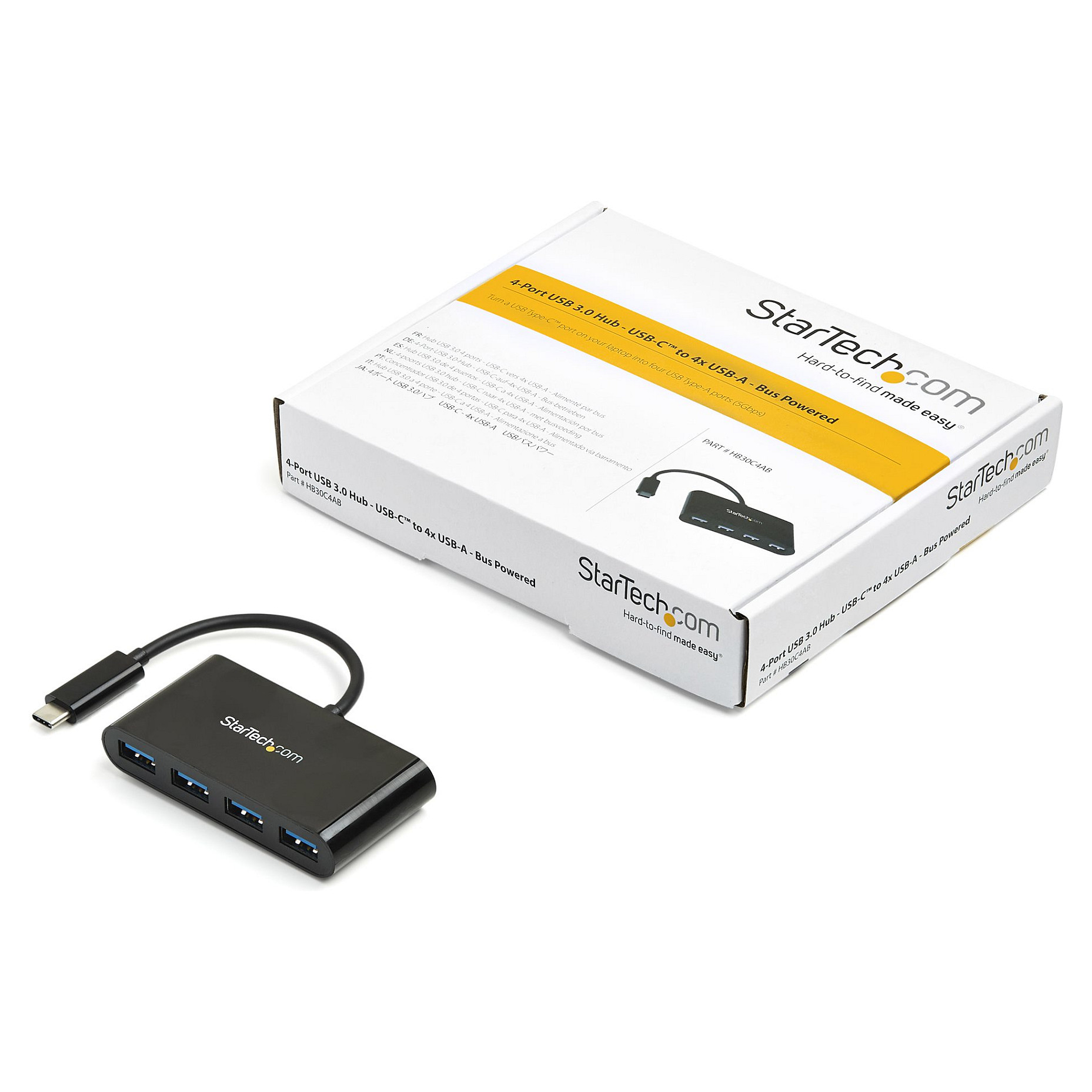 Hub StarTech USB-C to 4xUSB-A thumbnail 5