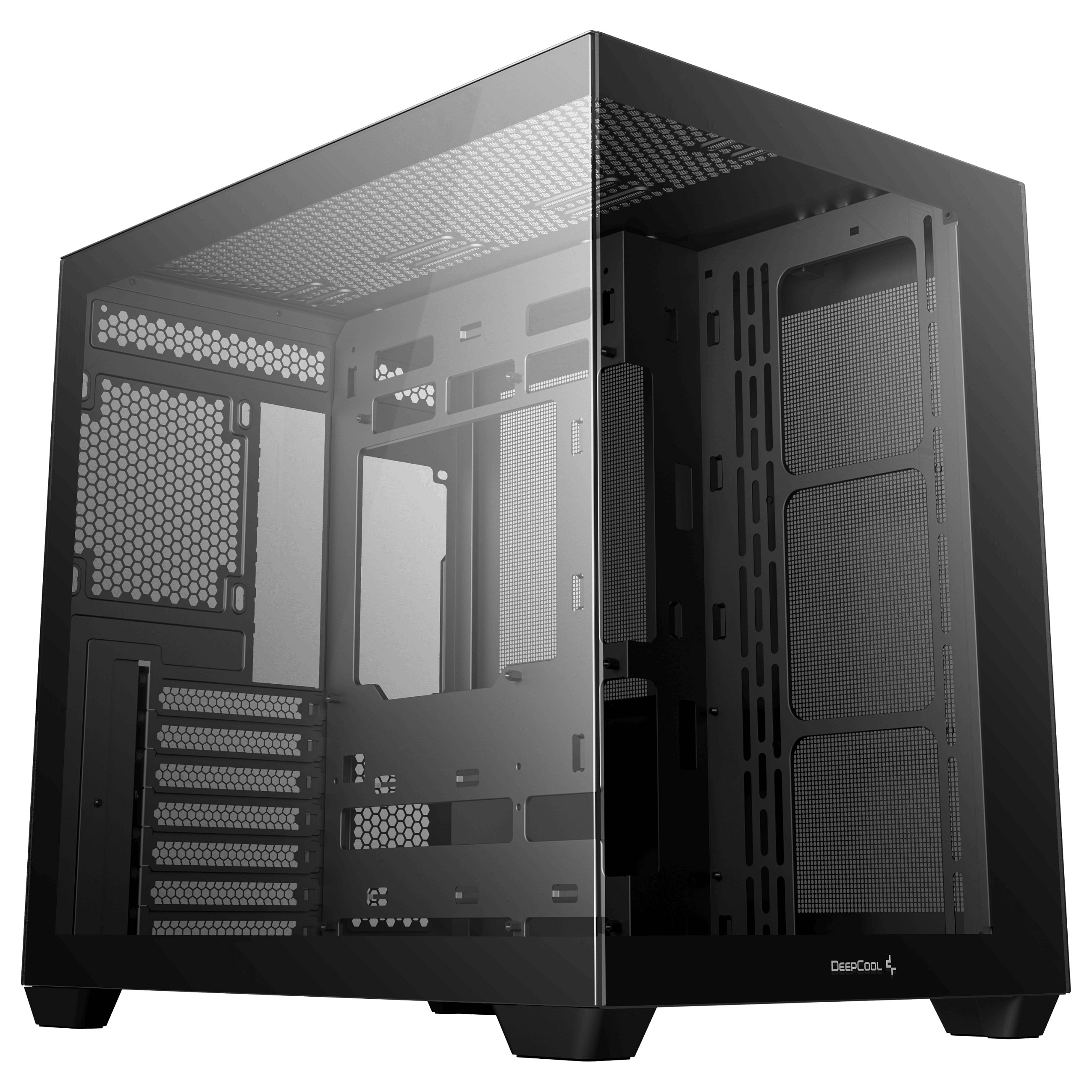 Kasë DeepCool CG530 4F / Mid-Tower / 4x120mm ARGB / USB Type-C / Xham i Temperuar - Bardhë 6