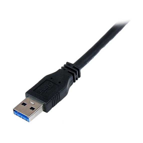 Kabllo USB StarTech.com USB3CAUB1M, USB 3.2 Gen 1, USB-A Mashkull në Micro USB-B Mashkull, 5Gbps, 1m - Zezë 2