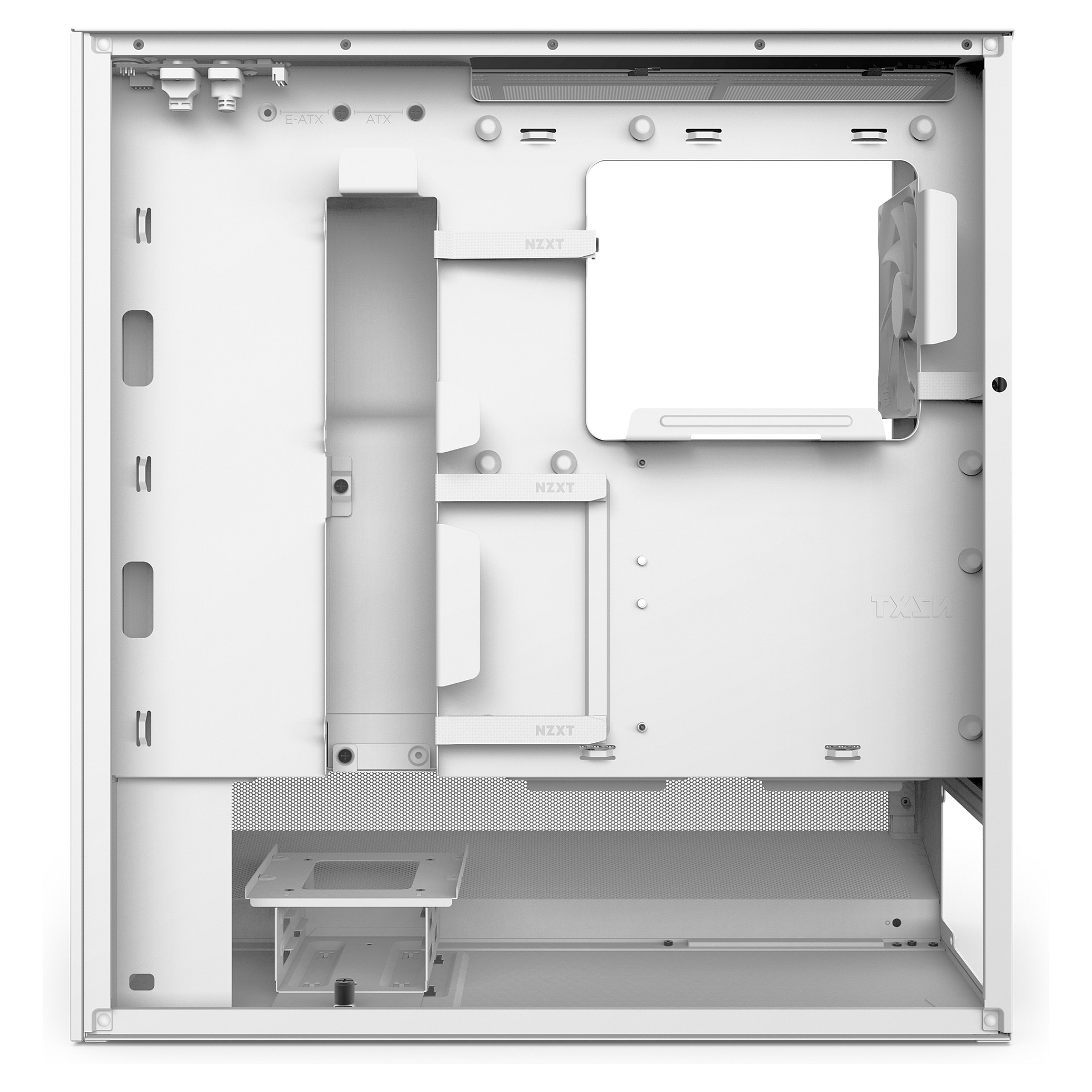 Kasë NZXT H5 Flow CC-H52FW-01 -Bardhë thumbnail 5