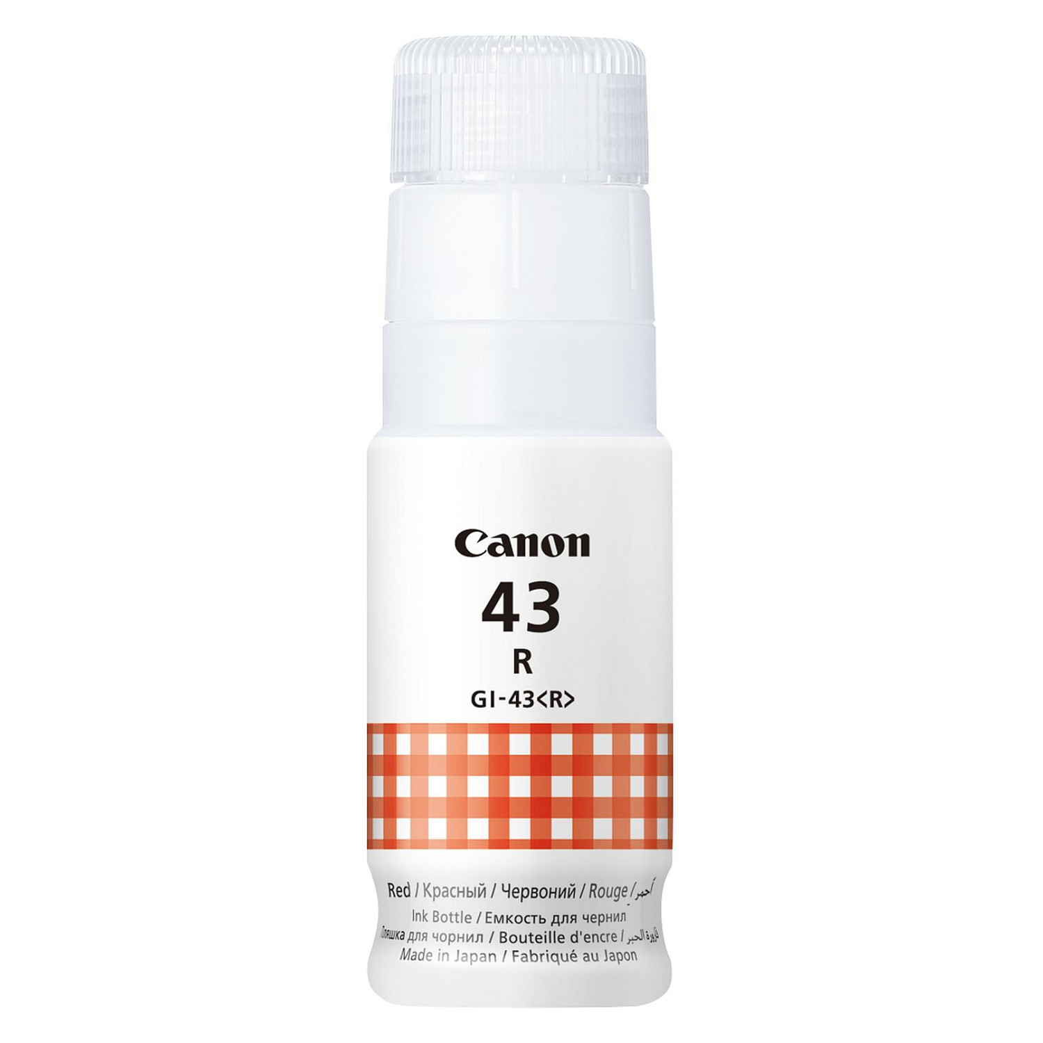 Ink Canon GI-43R, 60 ml - Kuqe