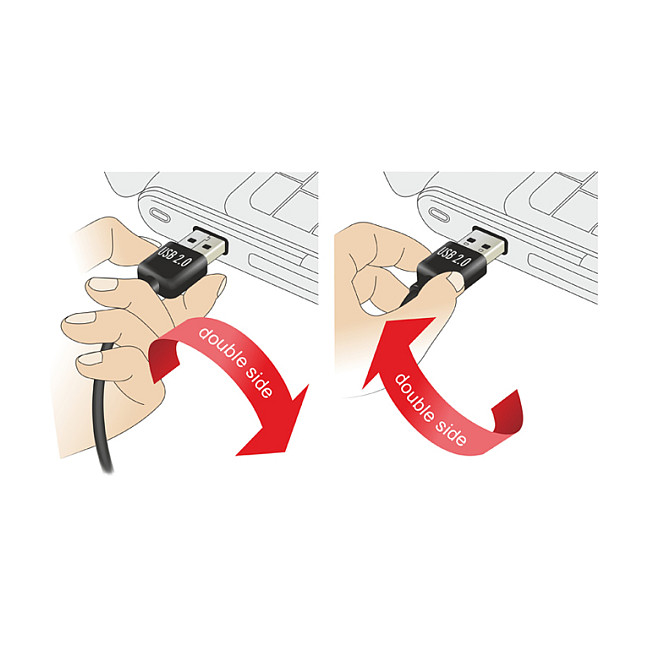 Kabllo USB DeLOCK 83384, USB-A në Micro-B, 3 m, USB 2.0, EASY-USB me kënd të rregullueshëm – Zezë 4
