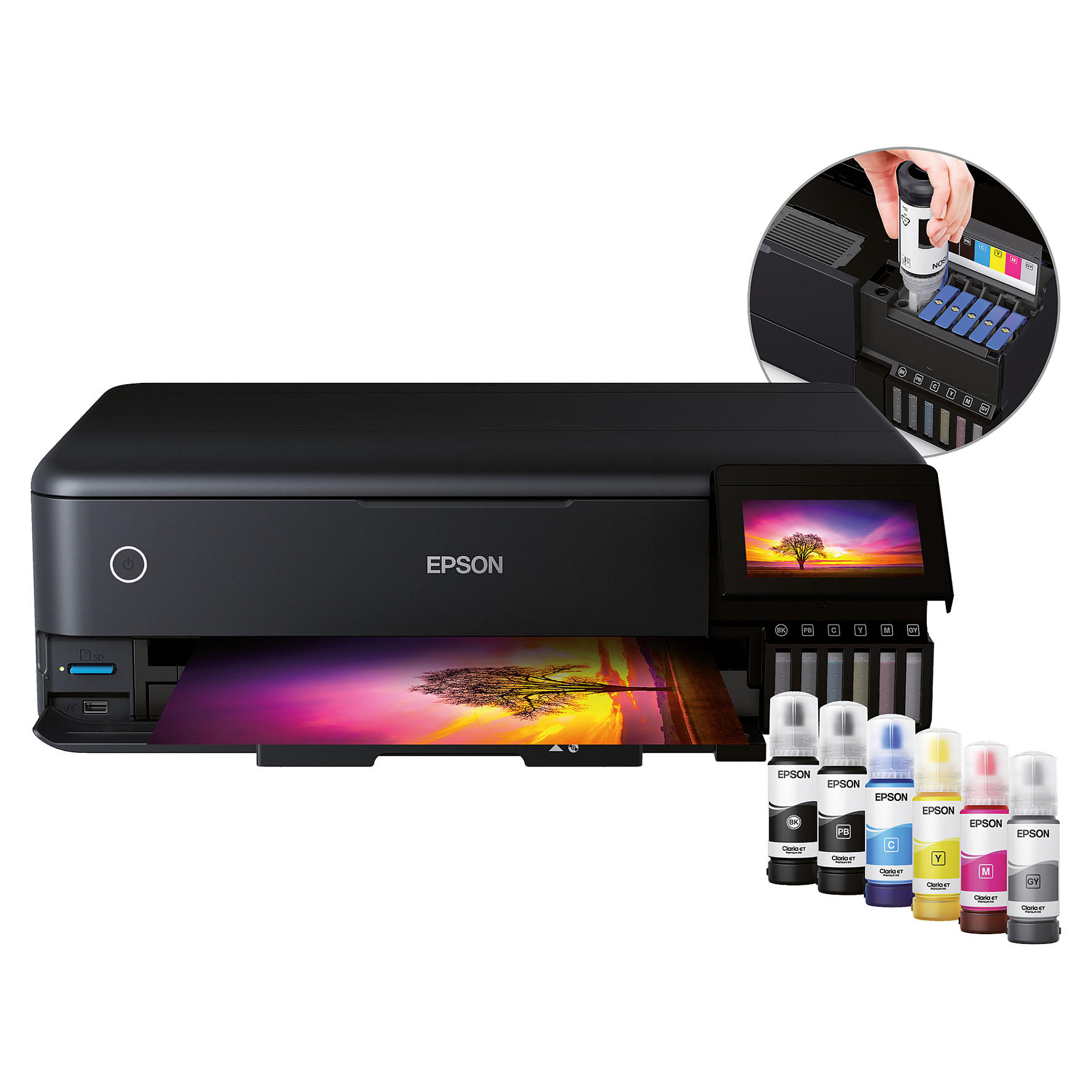 Printer Inkjet Epson EcoTank ET-8550 / A3 - Zezë thumbnail 2