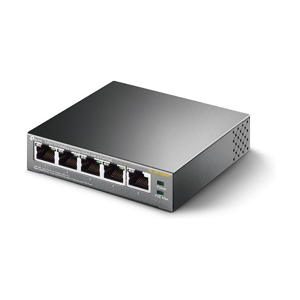 TP-Link TL-SF1005P 5-Port Fast Ethernet PoE+ Switch Desktop 67W thumbnail 4