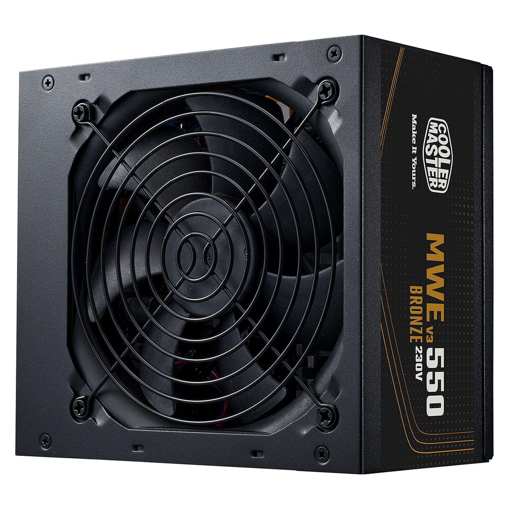 Furnizues Energjie Cooler Master MWE Bronze V3 230V / 550W / ATX / 80 PLUS Bronze / Non-Modular - Zezë