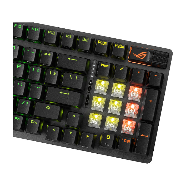 Tastierë Gaming ASUS ROG Strix Scope II 96 Wireless / 96% / Mekanike / RGB / AZERTY -Zezë 9