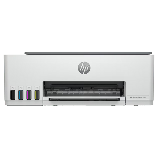 Printer Multifunksional HP Smart Tank 580 / Inkjet me Ngjyra A4 / 12 ppm / 3 në 1 / Wi-Fi + USB - Bardhë 3