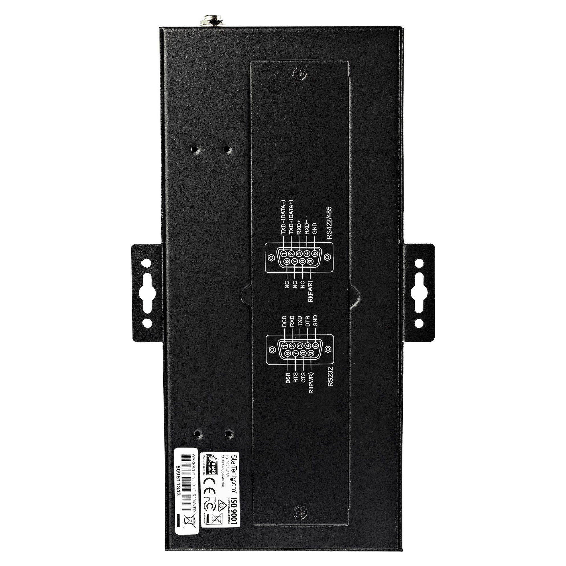 Hub Serial StarTech.com ICUSB234858I, USB 2.0 në 8x DB9, RS-232/RS-422/RS-485, 921.6 Kbps, Montim DIN – Zezë 3