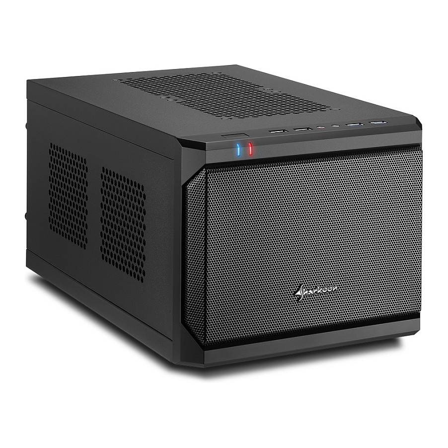Kasë Mini-ITX Sharkoon QB One – Zezë thumbnail 2