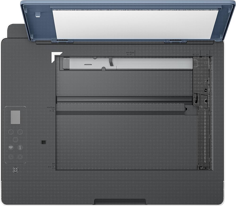 Printer Multifunksional HP Smart Tank 585 / Inkjet me Ngjyra A4 / 12 ppm / 3 në 1 / Wi-Fi + USB - Bardhë 3