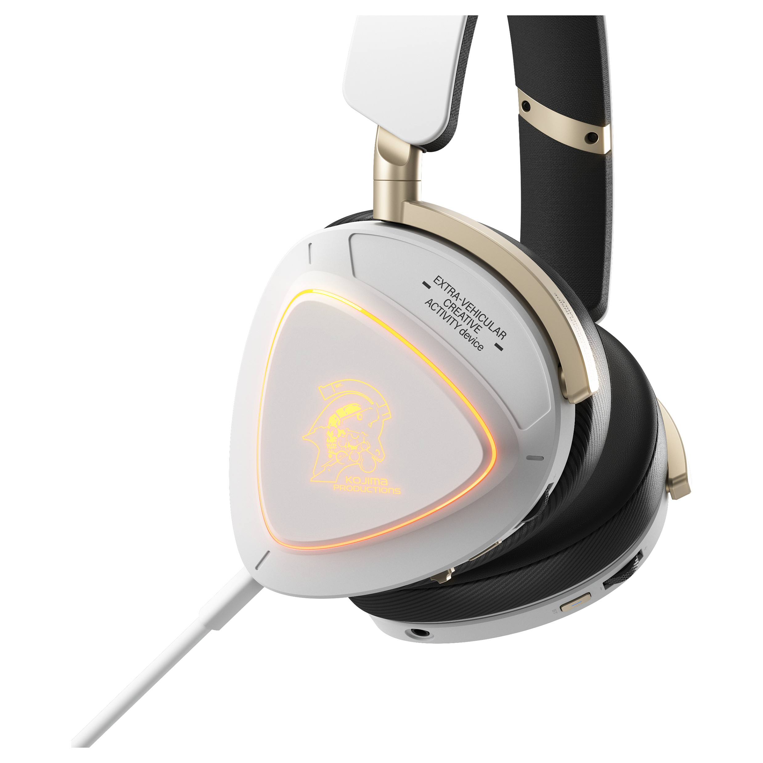 Kufje Gaming ASUS ROG Delta II-KJP / Wireless / KOJIMA PRODUCTIONS Edition / 50 mm / RGB – Bardhë 2