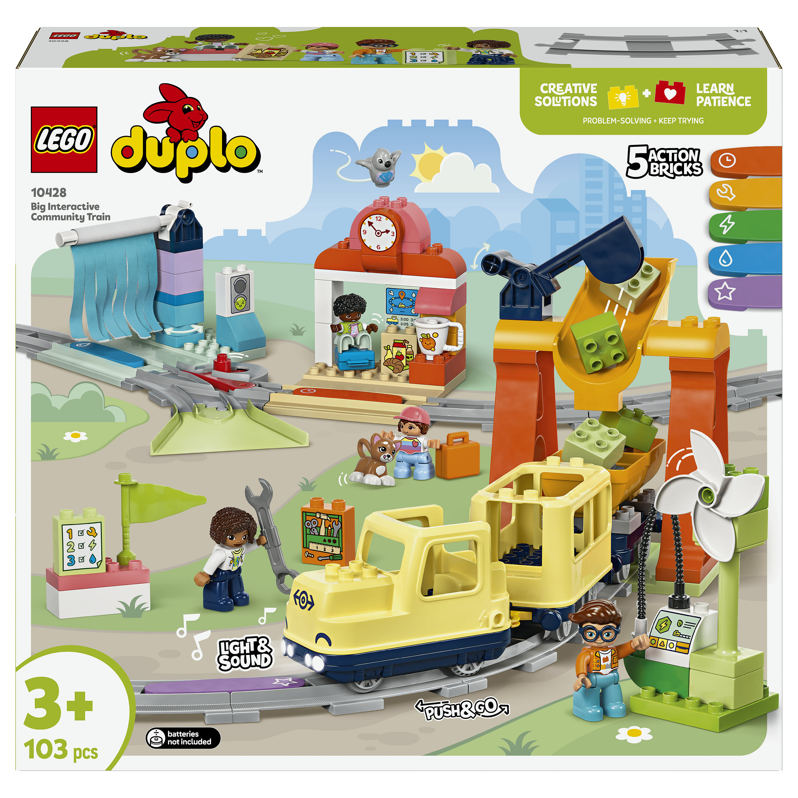 LEGO DUPLO Big Interactive Community Train – Mix
