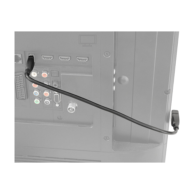 Kabllo USB DeLOCK 83498, USB-A në USB-A, USB 2.0, ShapeCable, 0.35 m - Zezë 3