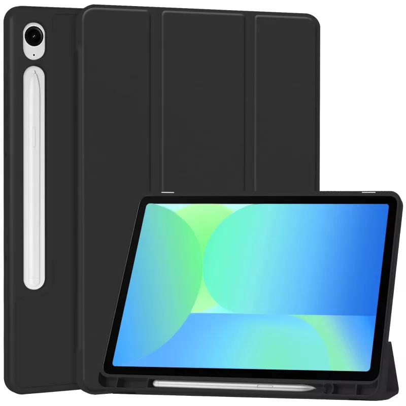 Case Mr.Disc MG-FLIPSGTSGB9SW, për Samsung Galaxy Tab S10+ 5G, Flipcover, TPU - Zezë