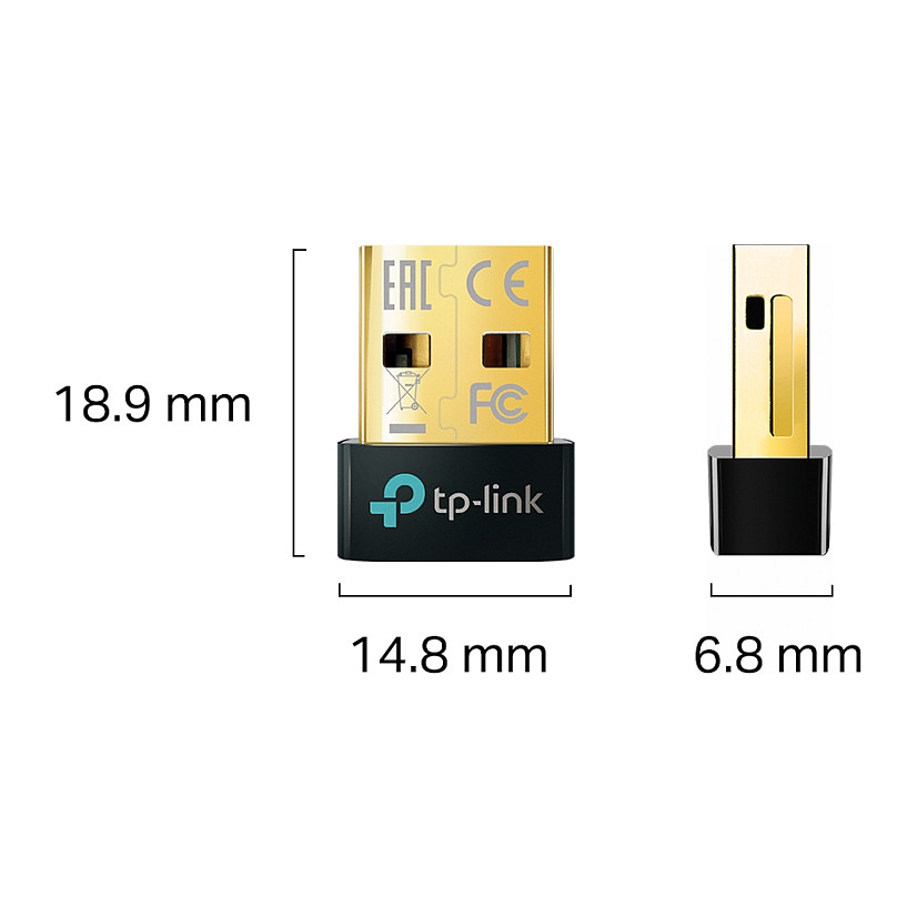 TP-Link UB500 Bluetooth 5.0 Nano USB Adapter – Bluetooth 5.0, USB, E Zezë thumbnail 4