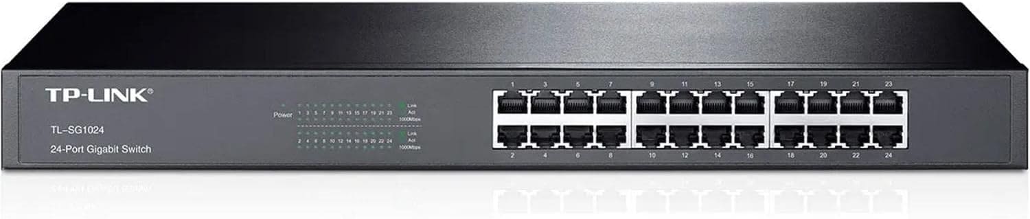 TP-Link LS1008 8-Port 10/100Mbps Desktop Switch – Fast Ethernet, Unmanaged, Plug & Play, Bardhë 2