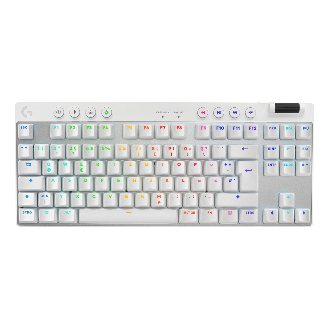Tastierë Gaming Logitech G PRO X TKL / Wireless / 2.4 GHz + Bluetooth / Mekanike / QWERTZ DE / RGB - Bardhë 2
