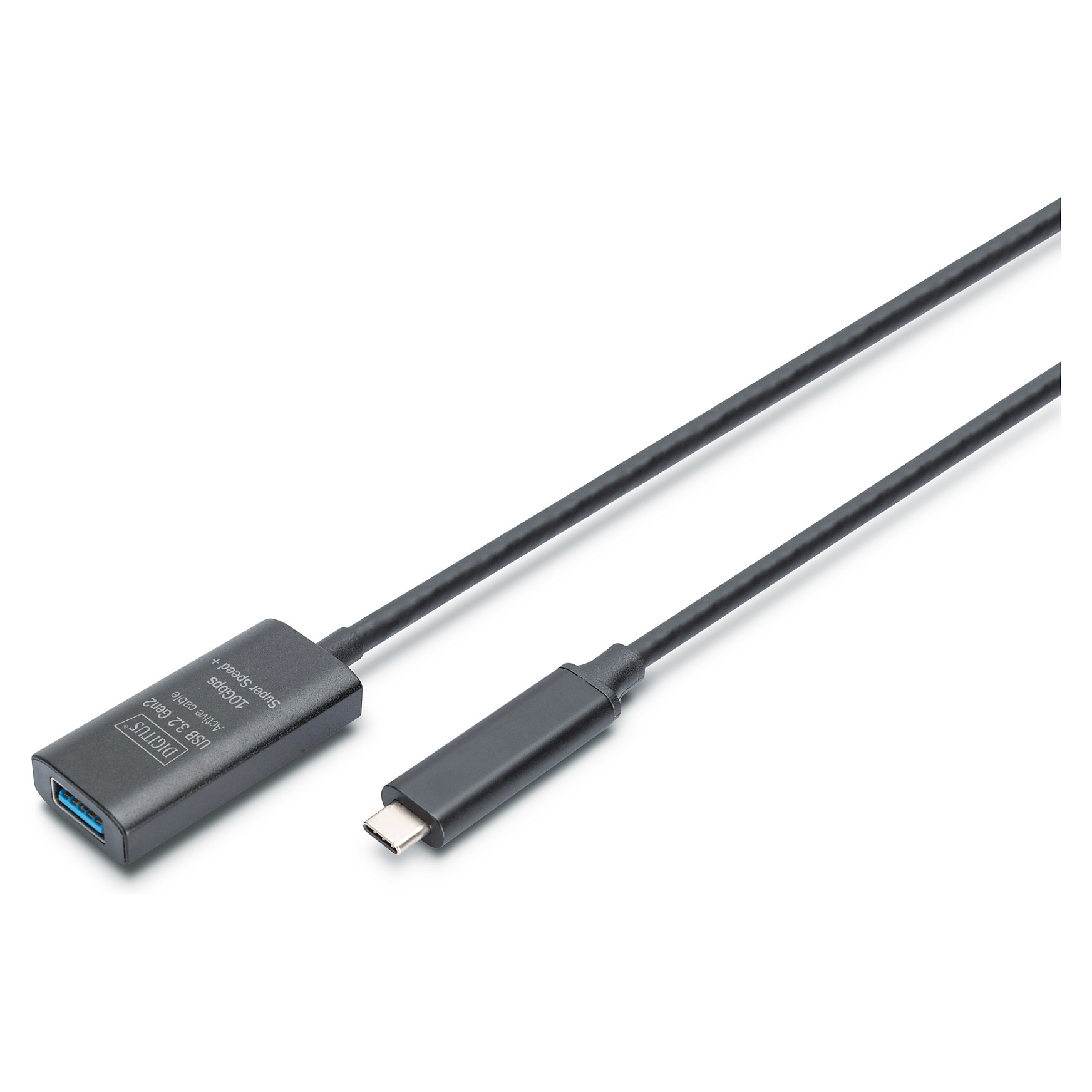 Kabllo USB DIGITUS USB-C to USB-A Extension Cable Plug/Socket 10G/ 5.0m