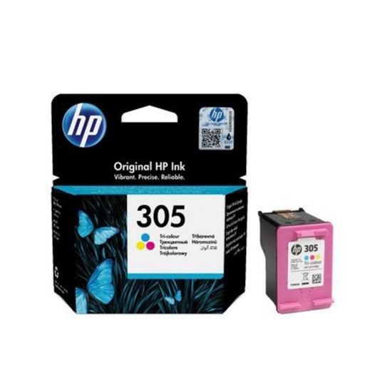 INK HP 305 / 3YM60AE / 3ml / 100 faqe – Blu/Rozë/Verdhë 2