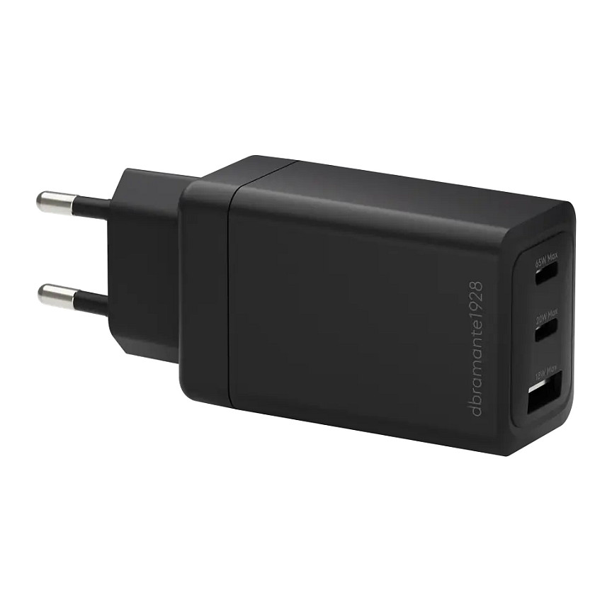 Adapter dbramante1928 CI70CCWH4436, GaN, 2x USB-C, 1x USB-A, Power Delivery, 70W - Bardhë 8