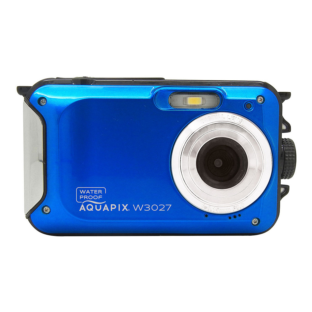 Kamerë digjitale Easypix Aquapix W3027 Wave, 5MP, Full HD, Zoom Digjital 4×, Rezistente ndaj Ujit 3m - Blu