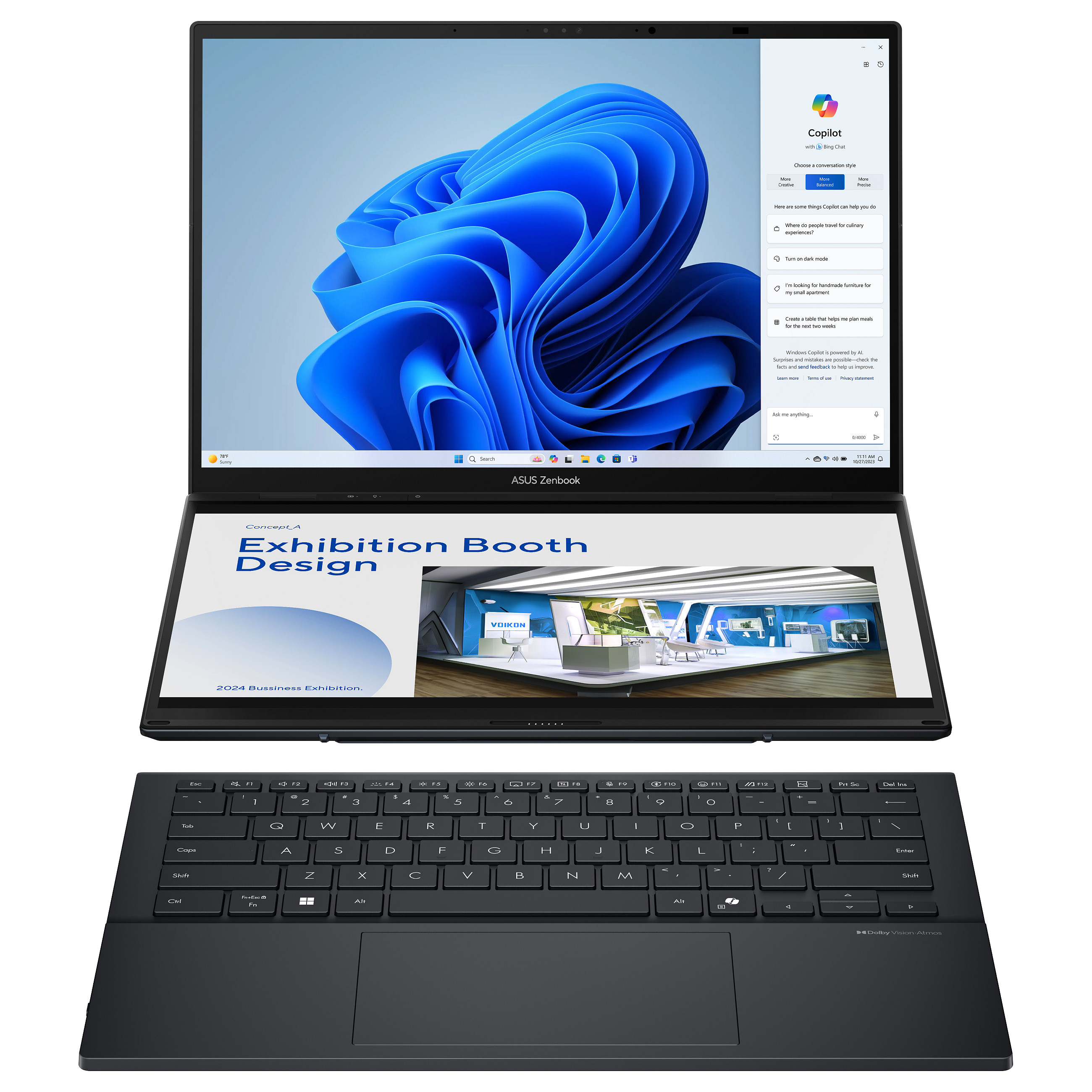 Laptop Asus Zenbook S14 OLED UX5406SA-PV524W / Ultra 7 258V / 32GB LPDDR5x / 1TB / 14" WQXGA+ OLED 120Hz / Intel Arc Graphics 140V / DE  - Bardhë 6