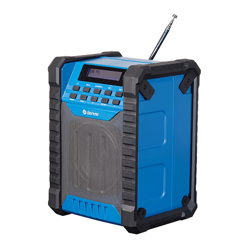 Radio Denver WRD-60, DAB+, FM, Bluetooth, 10W, IP54 - Blu/Zezë 2