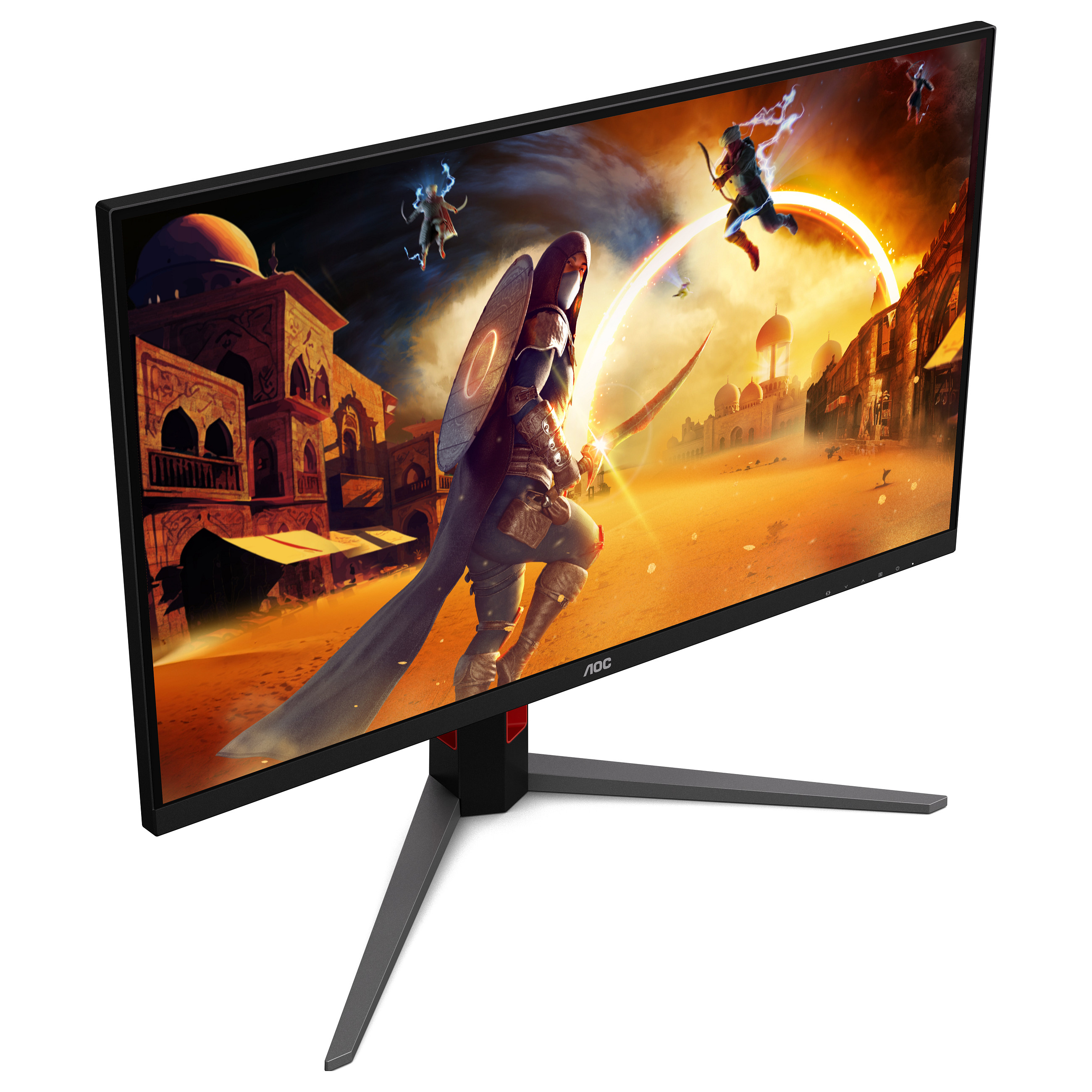 Monitor Gaming AOC G4 U32G4U, 31.5", 4K UHD Fast IPS, 160Hz, 1ms, HDR400, HDMI 2.1 + DisplayPort - Zezë/Kuqe 5
