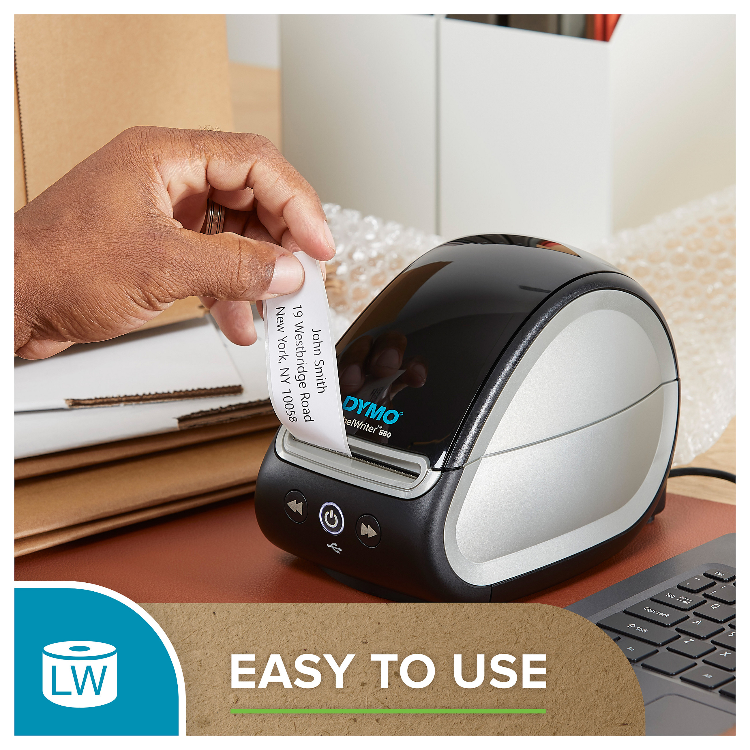 Etiketa DYMO LabelWriter Durable 2112289, 57 × 32 mm, 800 copë - Bardhë 6
