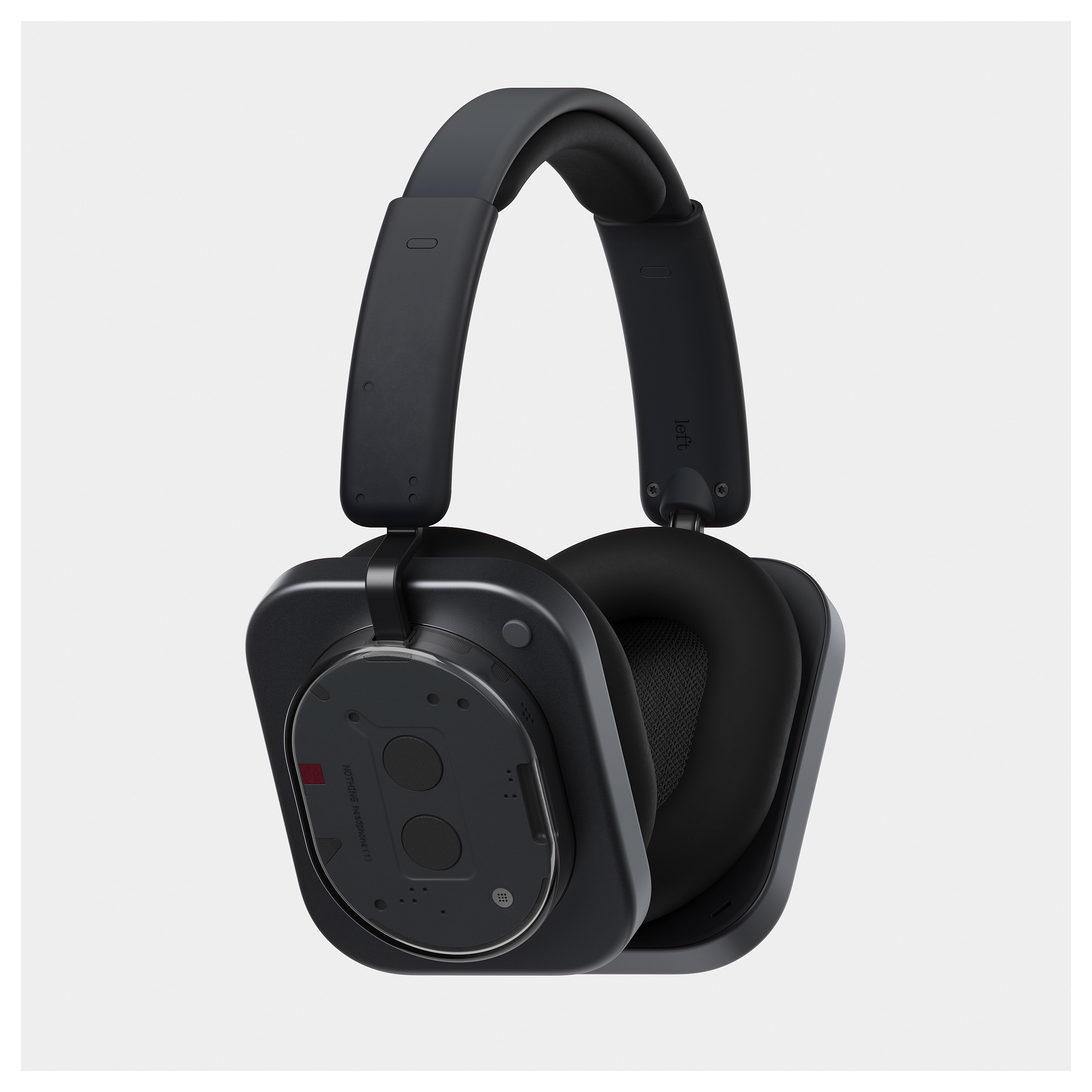 Kufje pa kabllo Nothing Headphone (1) / Over-Ear / Bluetooth 5.3 / 40mm / 20-40000Hz / ANC / LDAC / 4 Mikrofona - Zezë 3